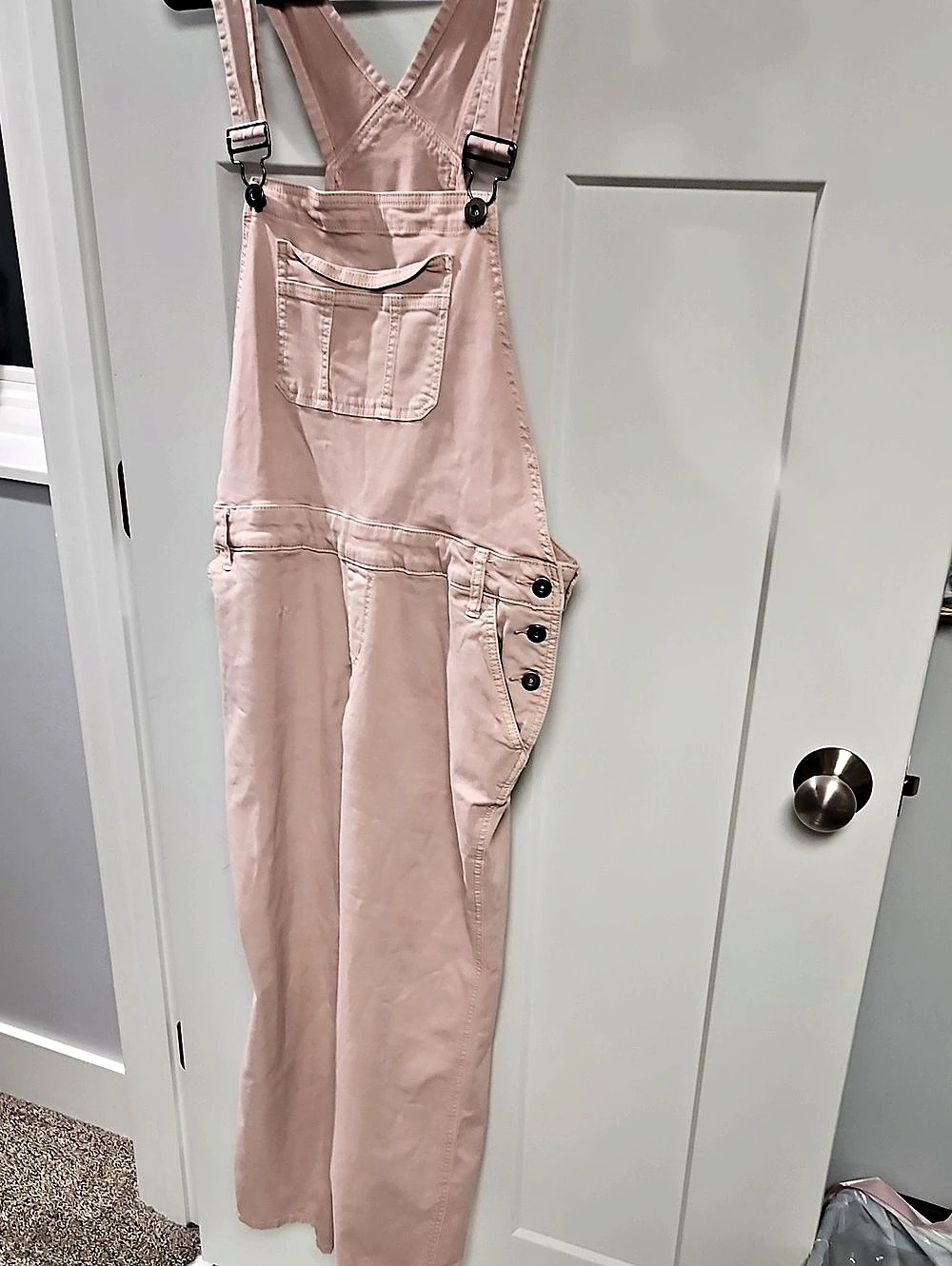 Torrid Plus Size Twill Overalls Pink Size 16